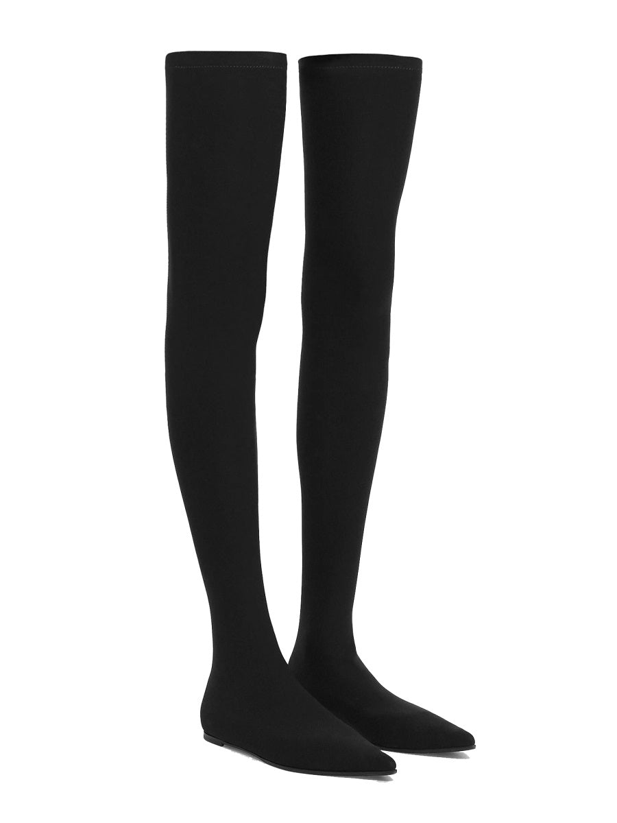 Dolce & Gabbana Women Stretch Jersey "Cuissard" Boot