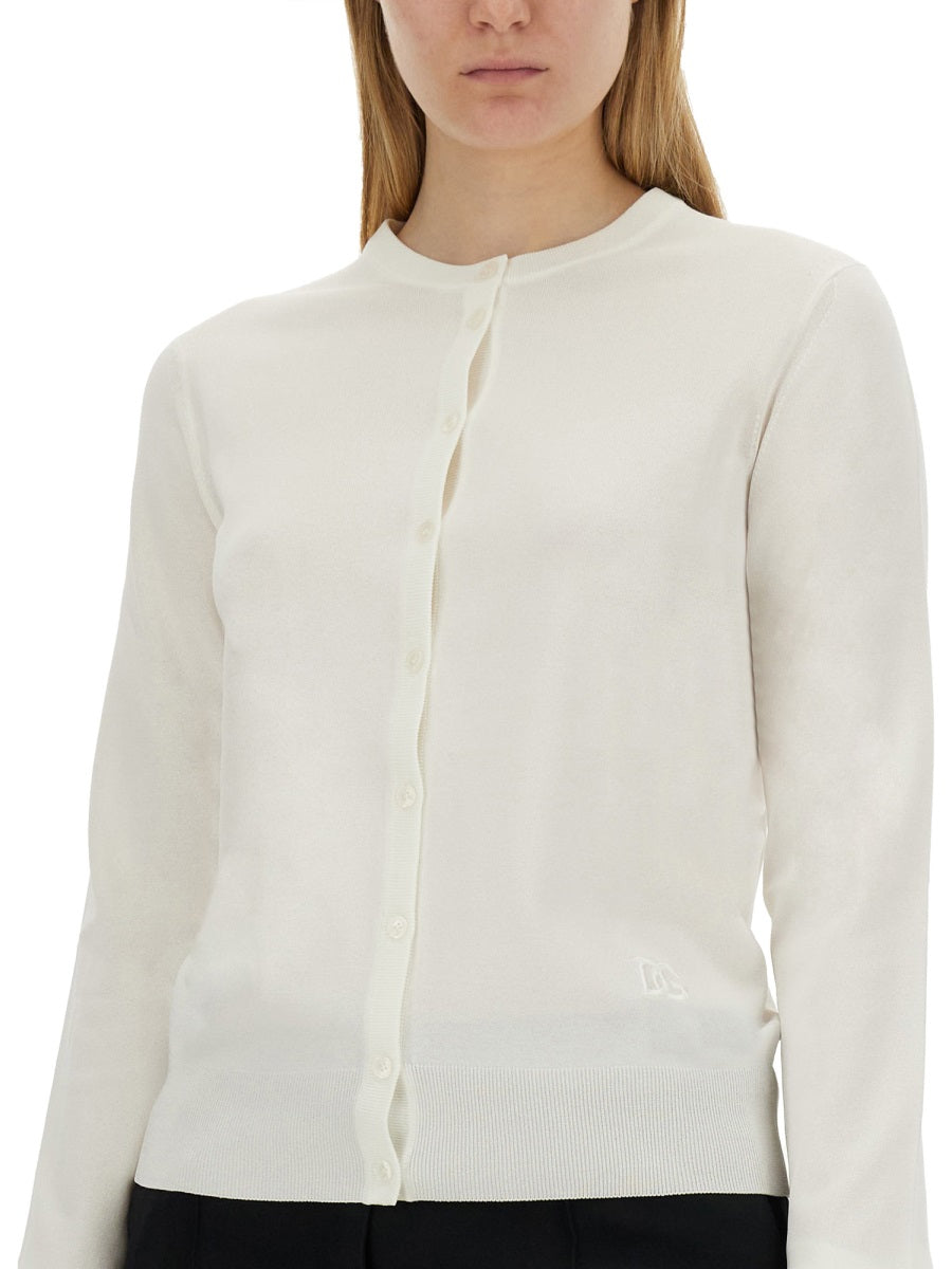 Dolce & Gabbana Women Cardigan With Lace Inlays
