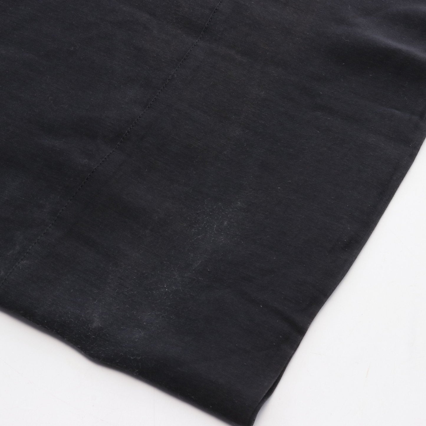 Chanel Beads logo Stall Shawl Cotton Silk Black