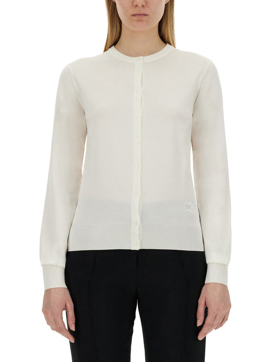 Dolce & Gabbana Women Cardigan With Lace Inlays
