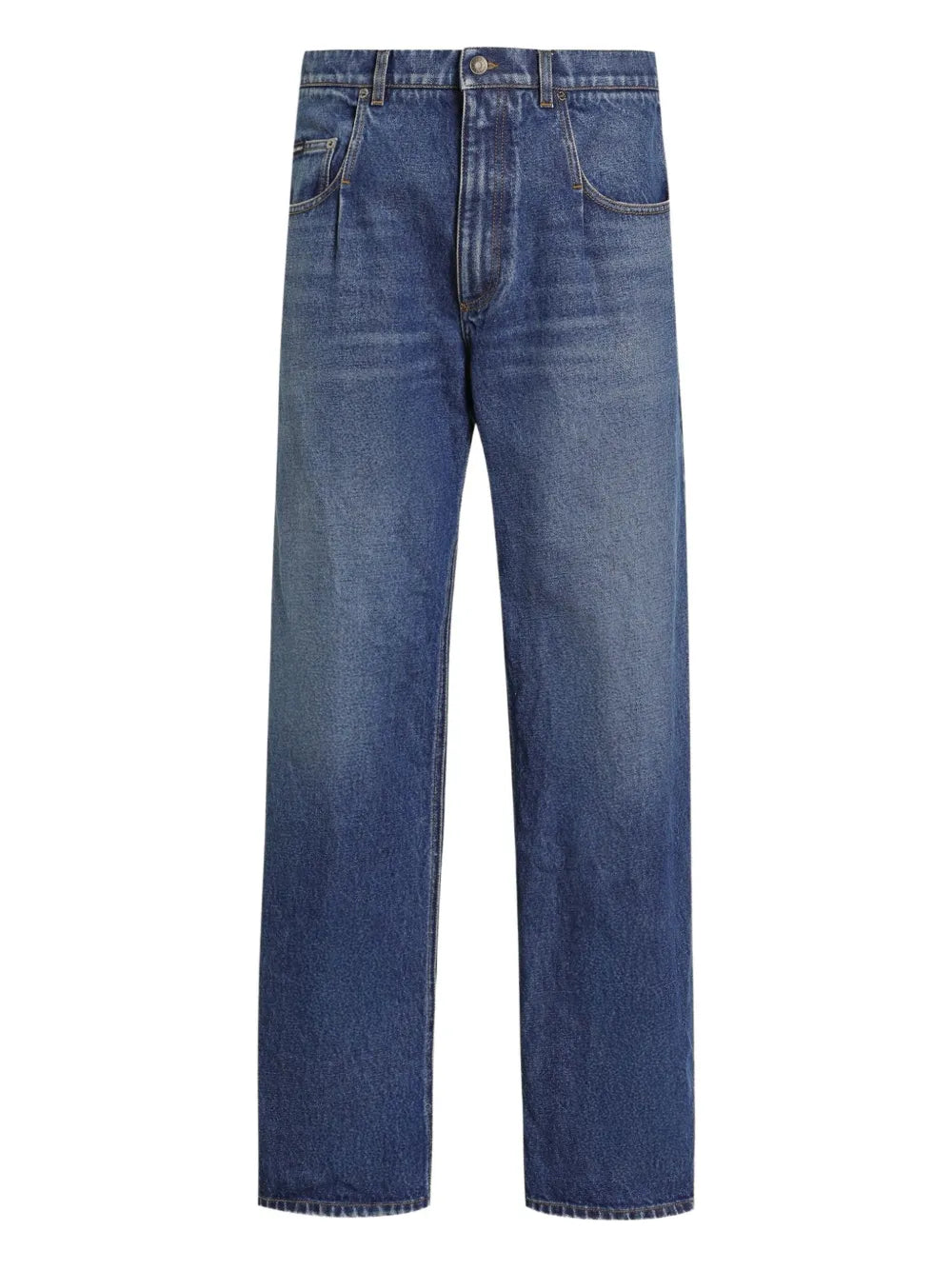 Dolce & Gabbana Men Jeans With Logo Appliqué