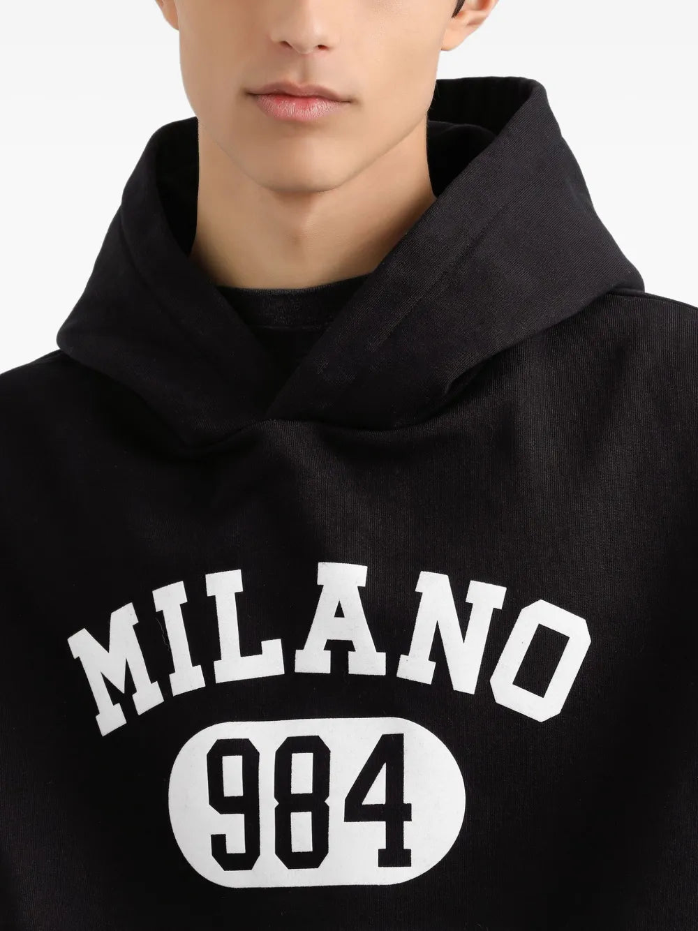 Dolce & Gabbana Men Printed Long-Sleeved Hoodie