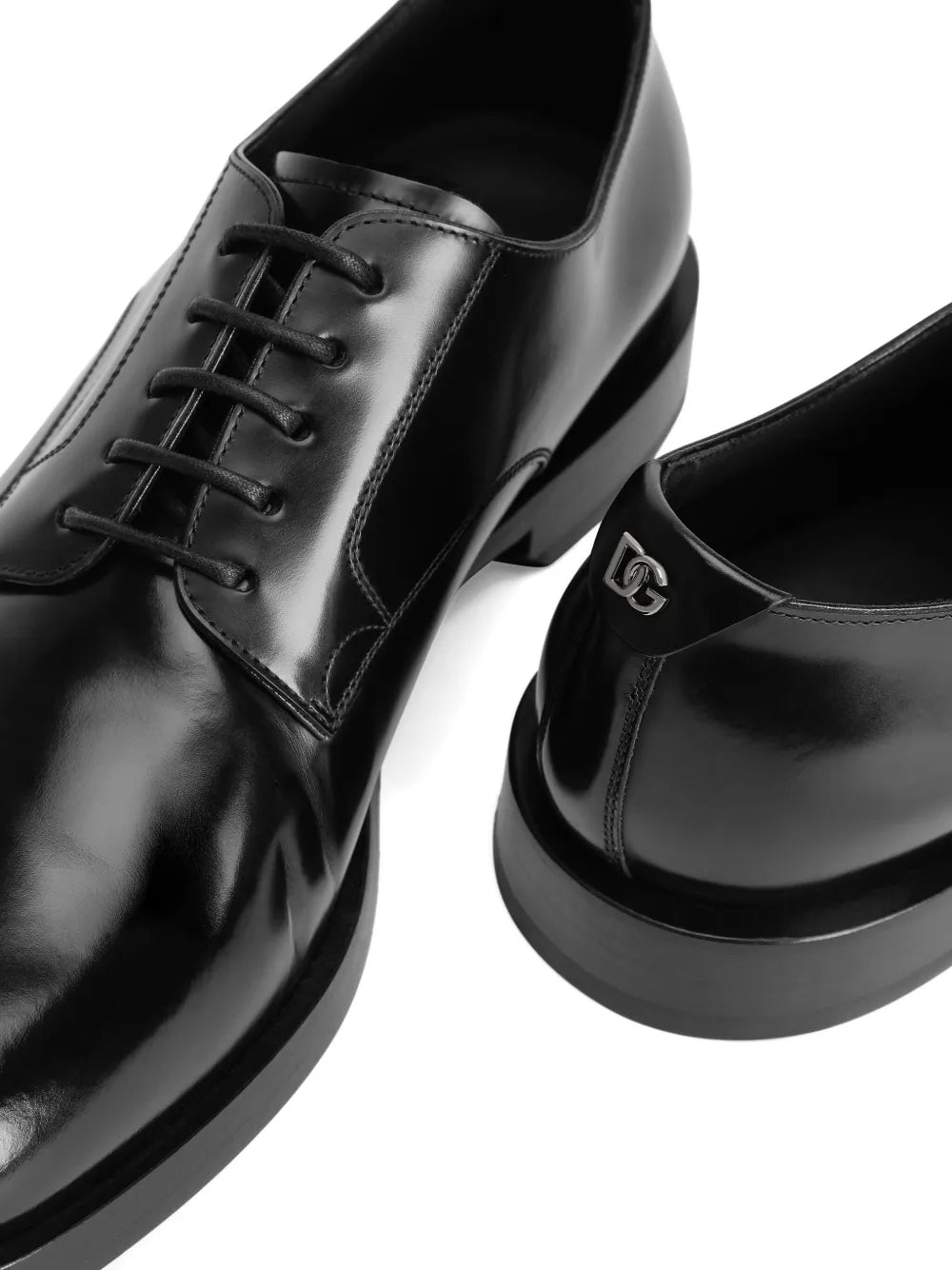 Dolce & Gabbana Men Leather Derby Lace-Ups