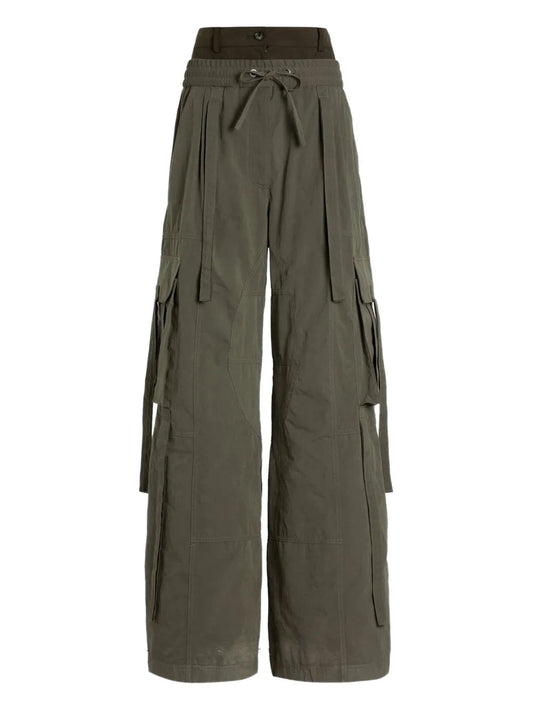 Dolce & Gabbana Women Drawstring Cargo Pants #