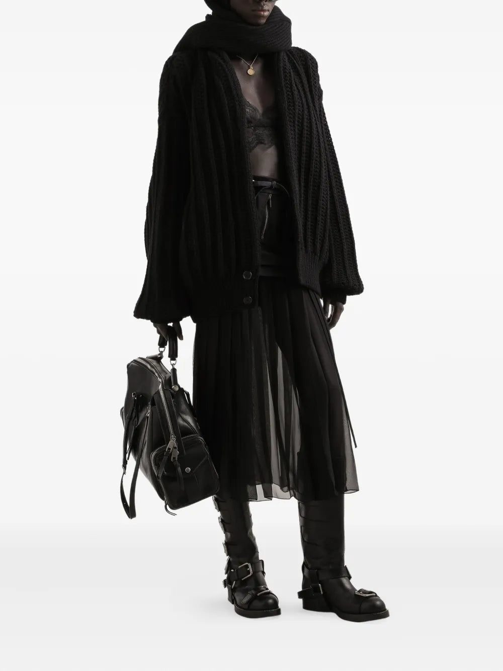 Dolce & Gabbana Women Pleated Skirt With Zip