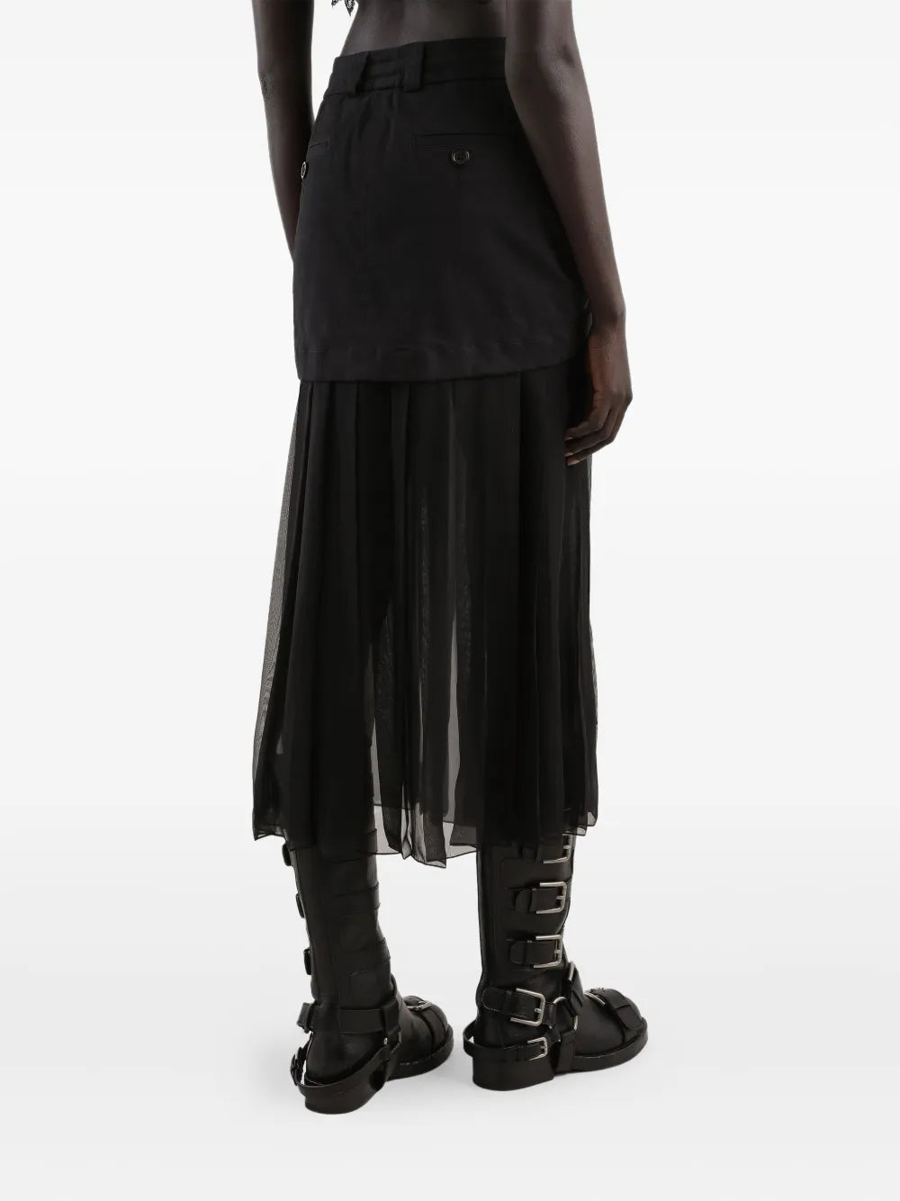 Dolce & Gabbana Women Pleated Skirt With Zip