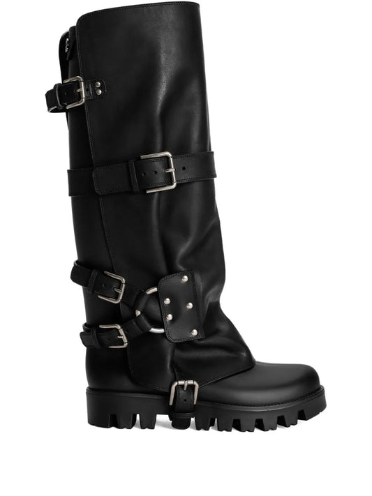 Dolce & Gabbana Women Buckled Biker Boots