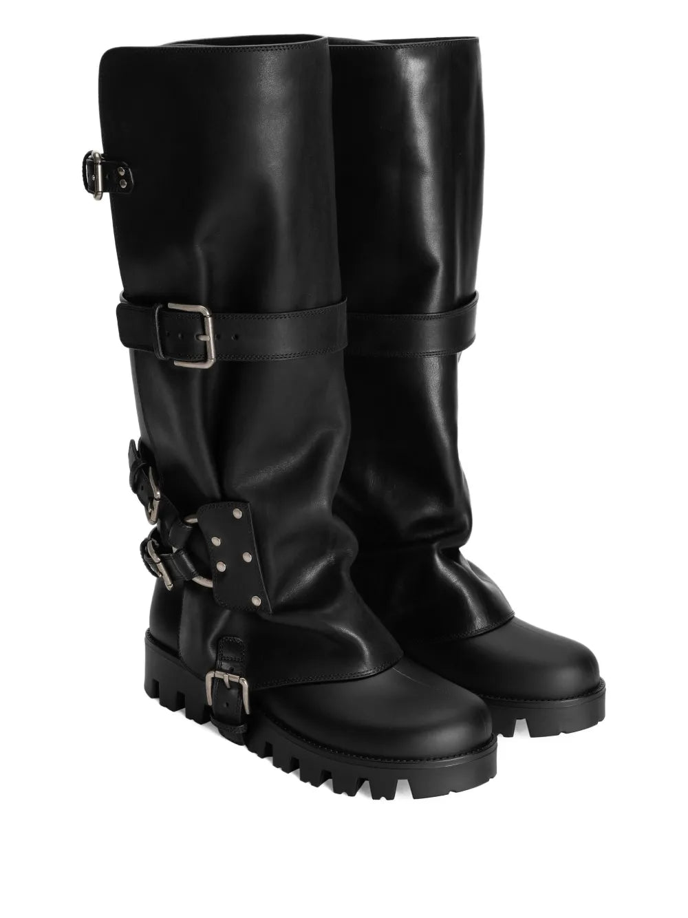 Dolce & Gabbana Women Buckled Biker Boots
