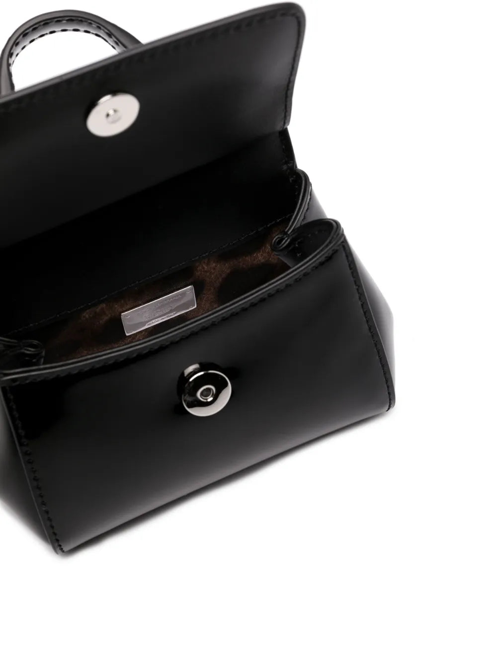 Dolce & Gabbana Women Mini Tote Bag With Logo Plaque