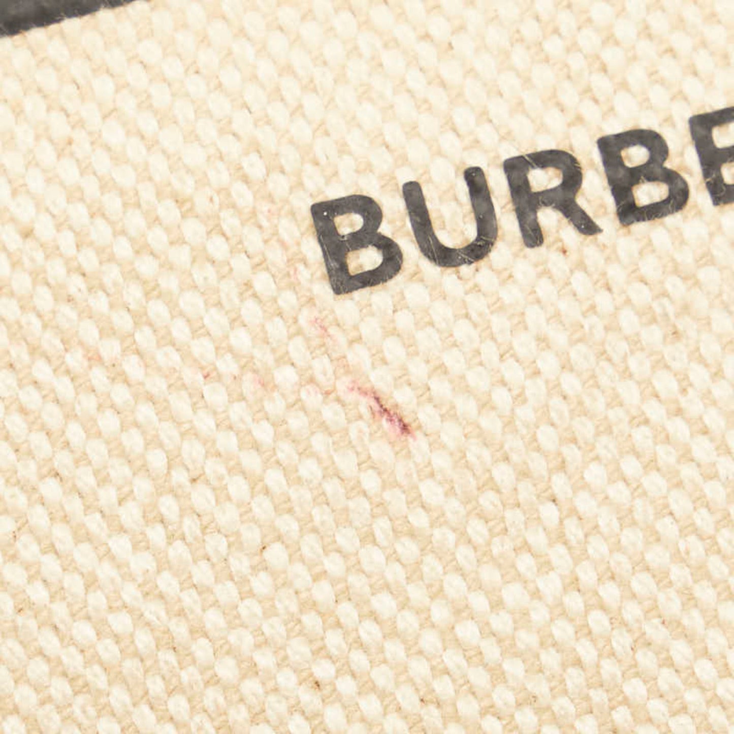 Burberry  Canvas Leather Pouch Tote Bag ()