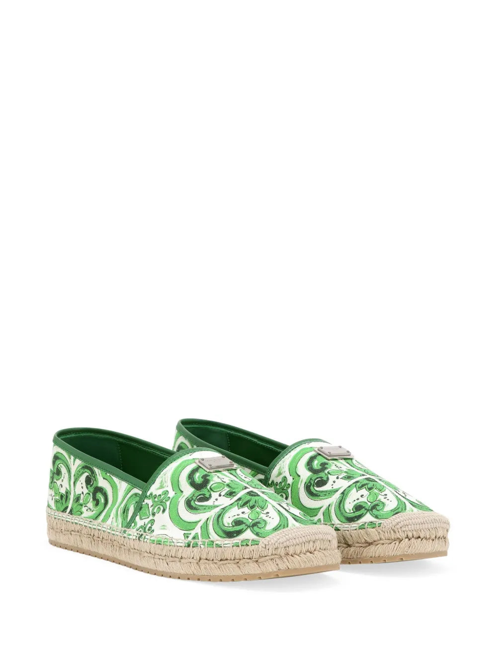 Dolce & Gabbana Men Majolica Print Espadrilles