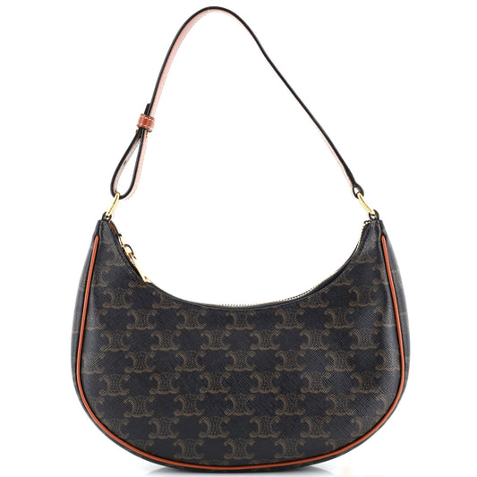 Celine Ava Bag Triomphe Coated Canvas