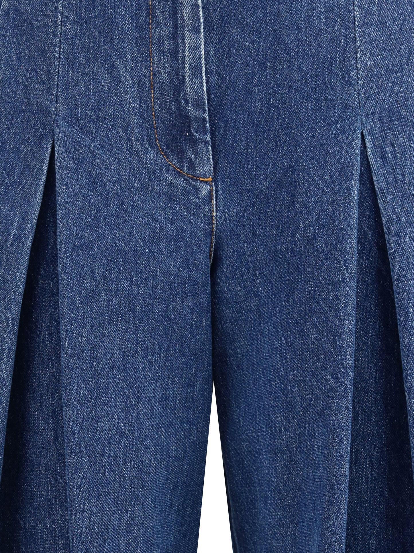 Dolce & Gabbana Women Straight Jeans With Pinces