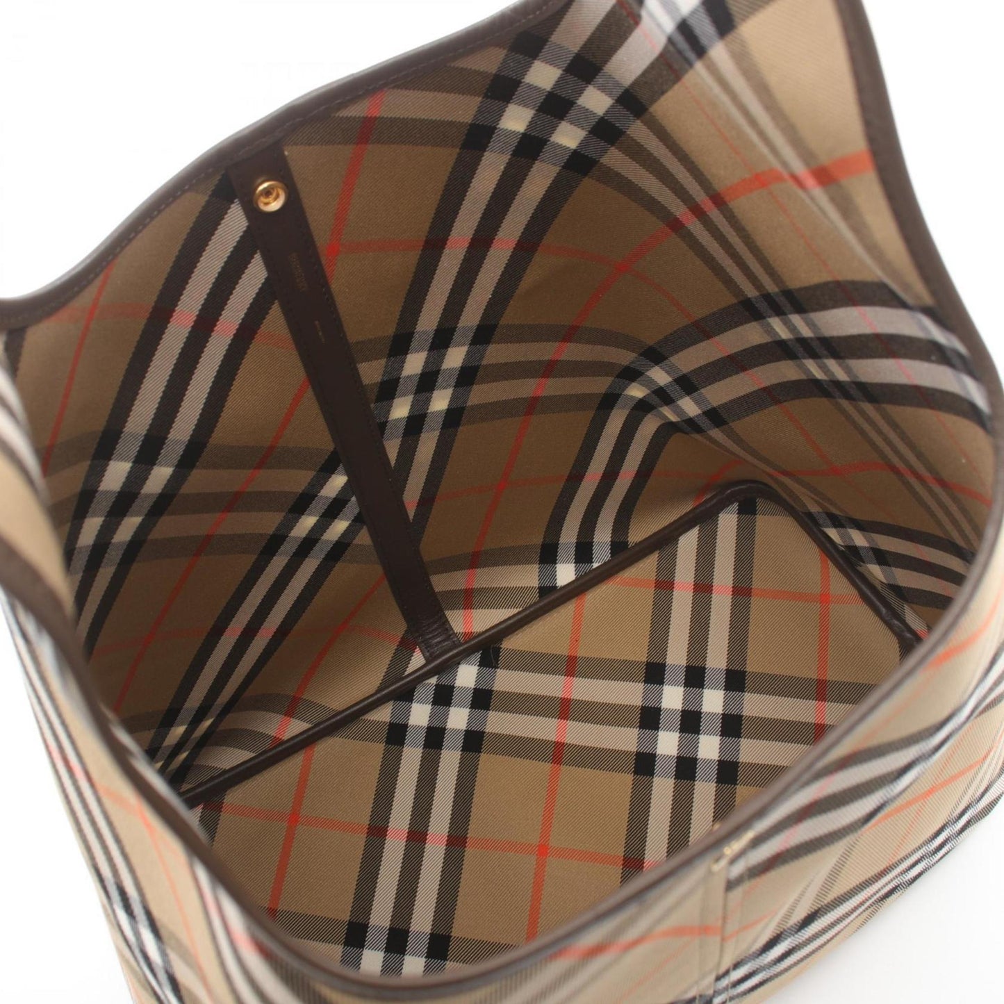 Burberry    Canvas Leather Pouch Shoulder Bag ()