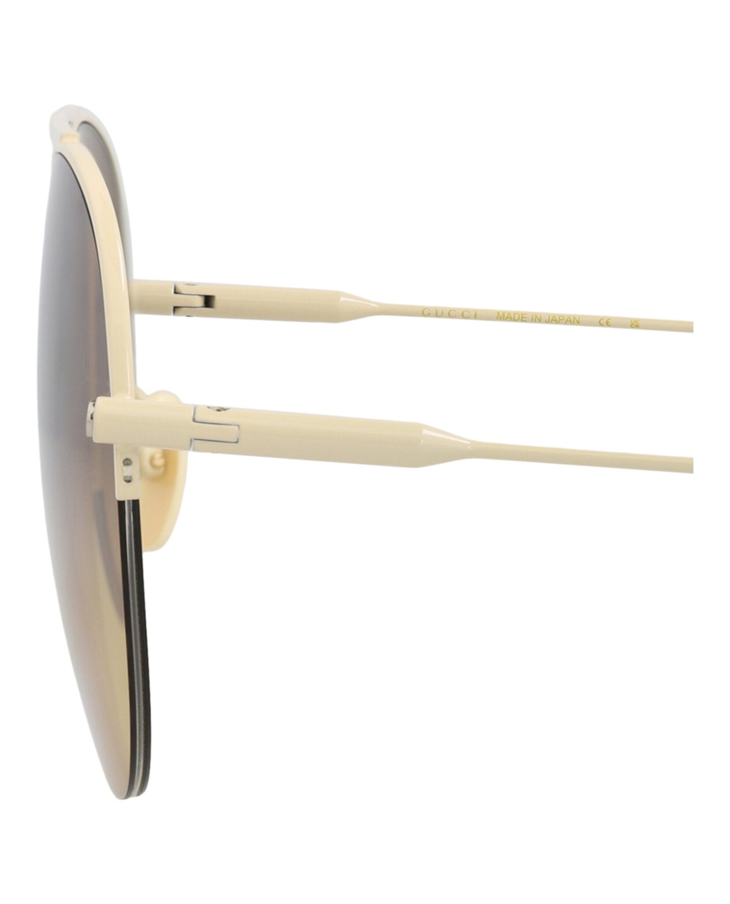 Aviator-Frame Metal Sunglasses