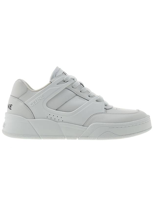 CELINE CT 07 Calfskin Low Top Sneakers White