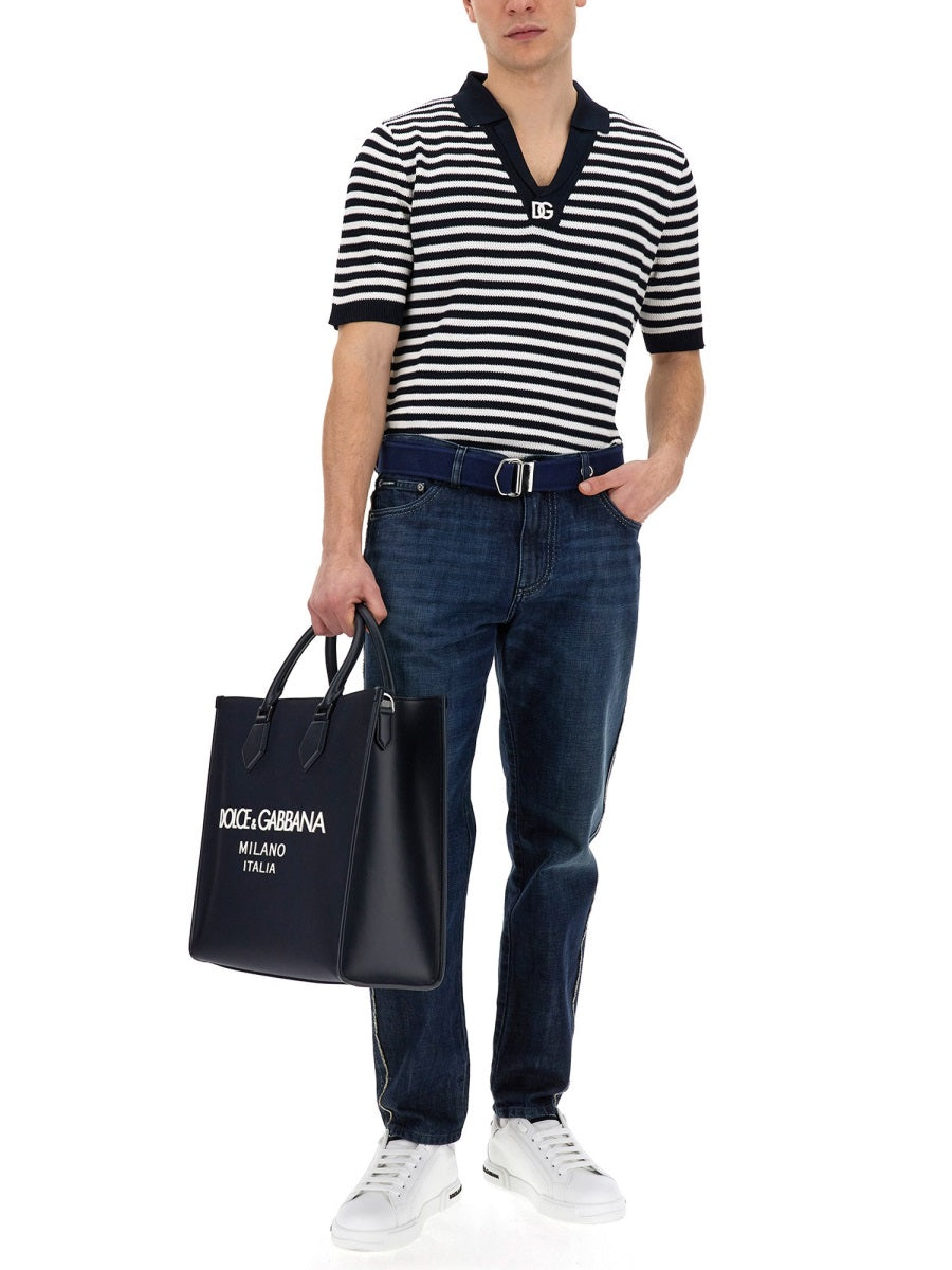 Dolce & Gabbana Men Belt With Logo