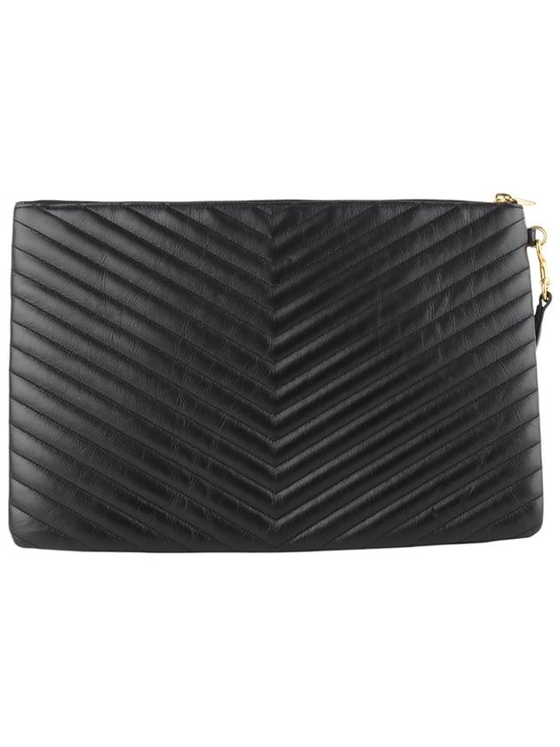 Saint Laurent 440222 Monogram Matelasse Document Holder Clutch Bag Large 33997