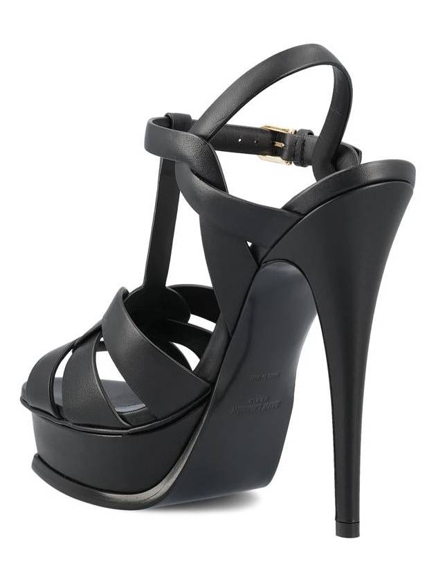 Saint Laurent Classic Tribute 105 Sandal Heels Black