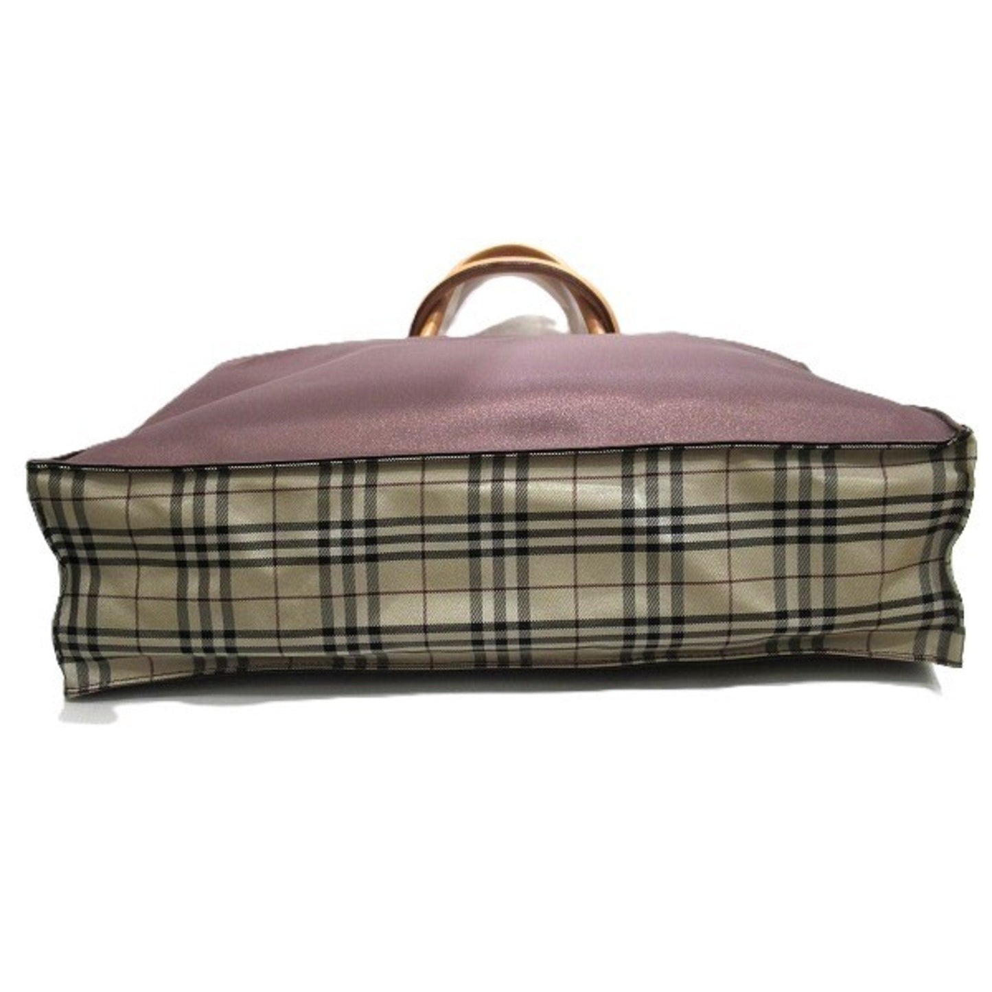 Burberry   Nylon Canvas Leather Handbag Tote Bag ()
