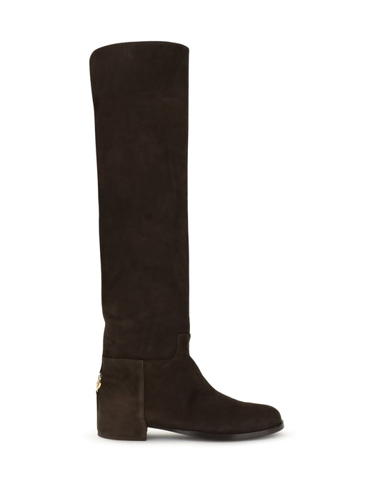 Dolce & Gabbana Women Suede High Boots
