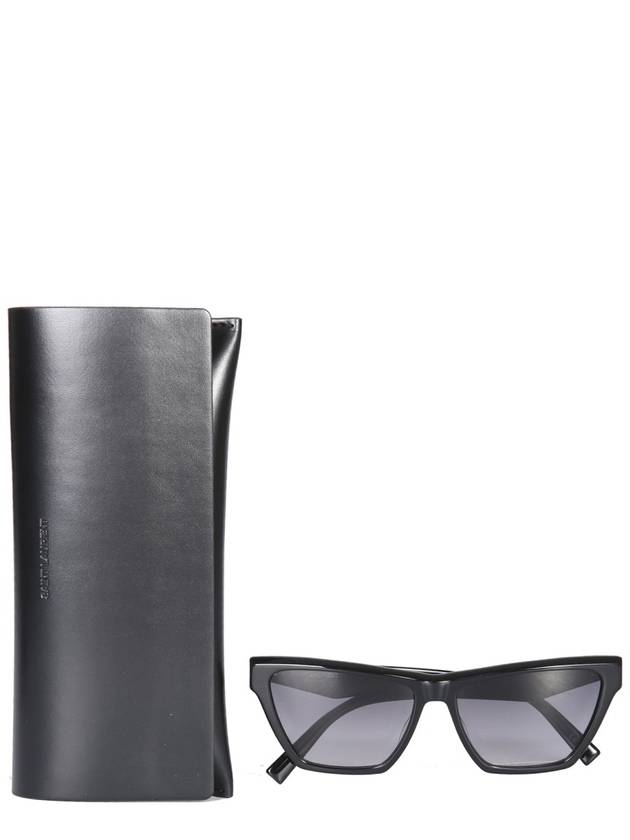 Saint Laurent SL M103 Gold Logo Cat Eye Sunglasses Black