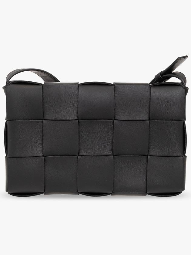 Bottega Veneta Intrecciato Cassette Cross Bag Black