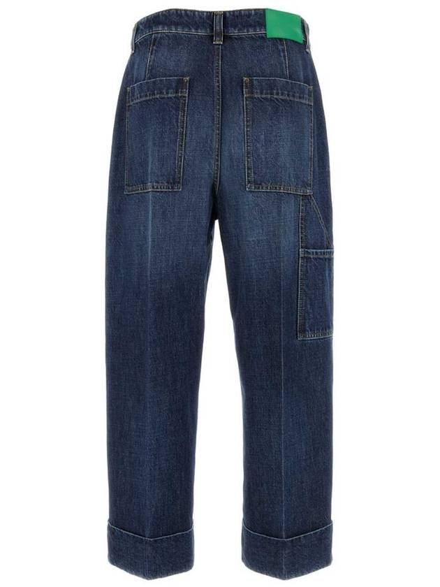 Bottega Veneta Denim Straight Pants 771873V2J80 4715 DENIM