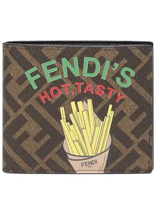 Fendi FF Half Wallet Brown