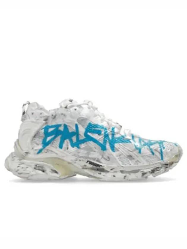 Balenciaga Runner Graffiti Low Top Sneakers White