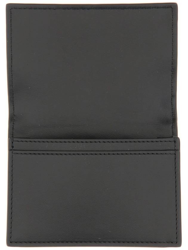 Bottega Veneta Intrecciato Folding Card Wallet Black
