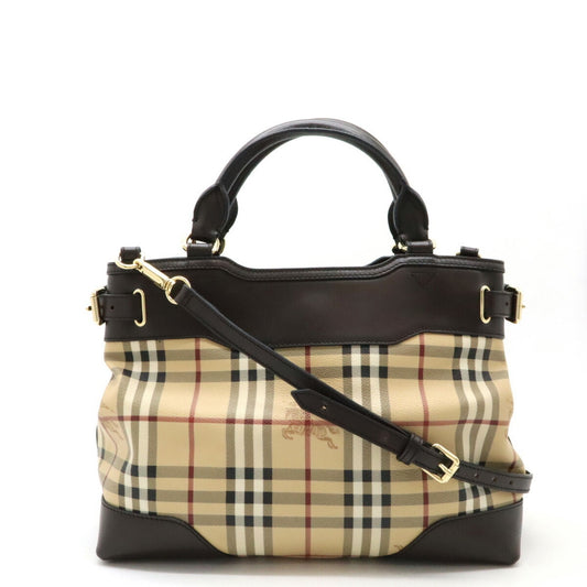Burberry  Pvc Leather Shoulder Bag Tote Bag ()