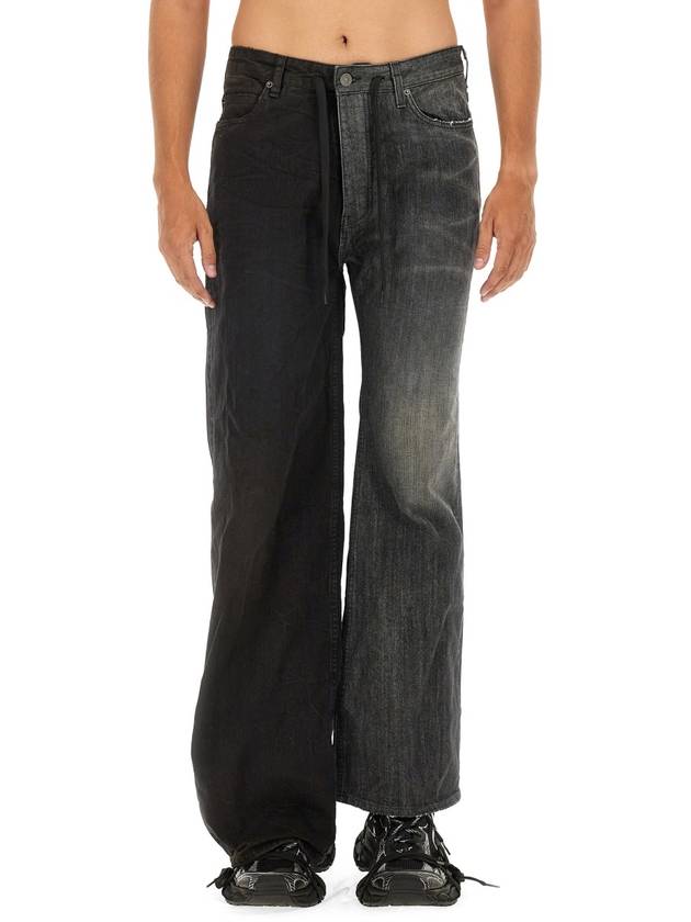 Balenciaga Fifty-Fifty Jeans Black