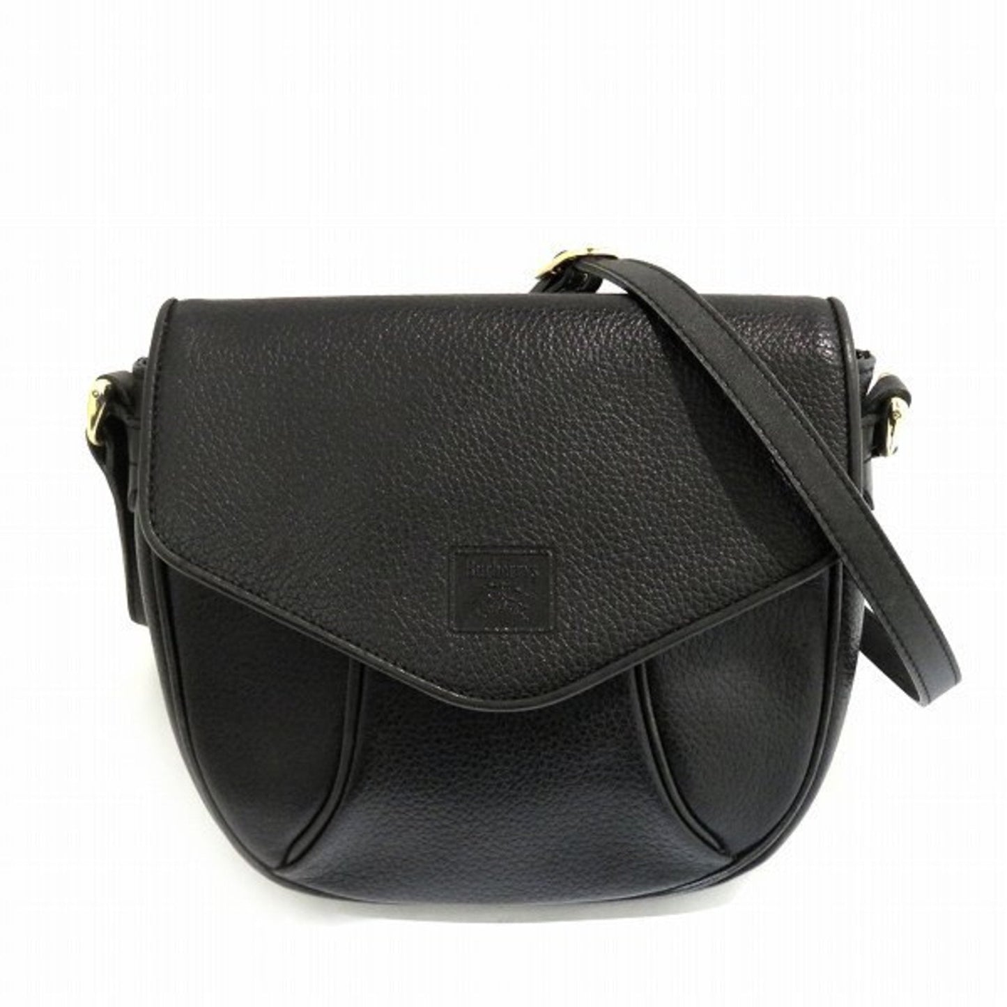 Burberry  Leather Canvas Shoulder Bag ()