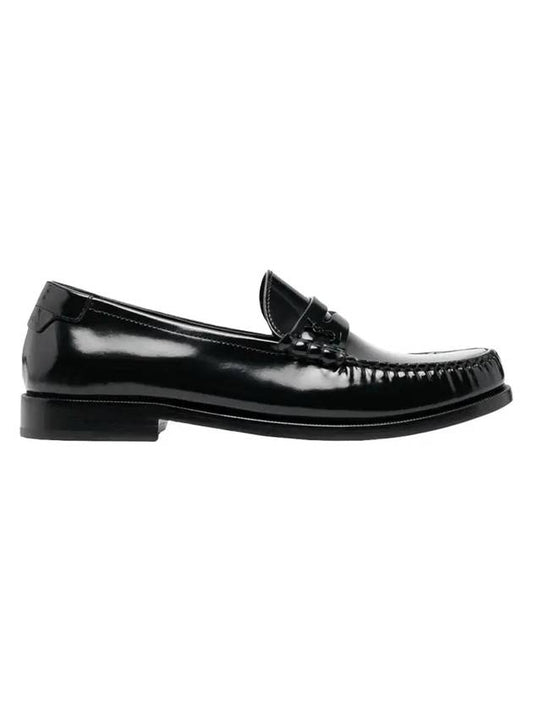Saint Laurent Le Leather Loafer Black