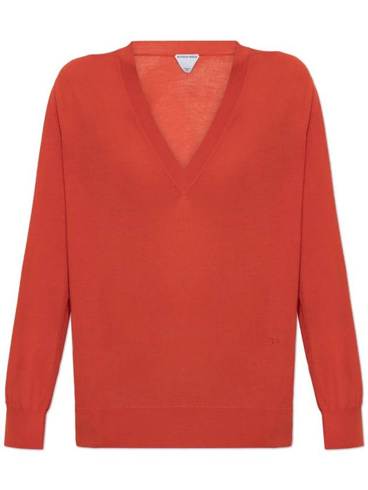 Bottega Veneta Bottega Veneta Cashmere Sweater, Women's, Red
