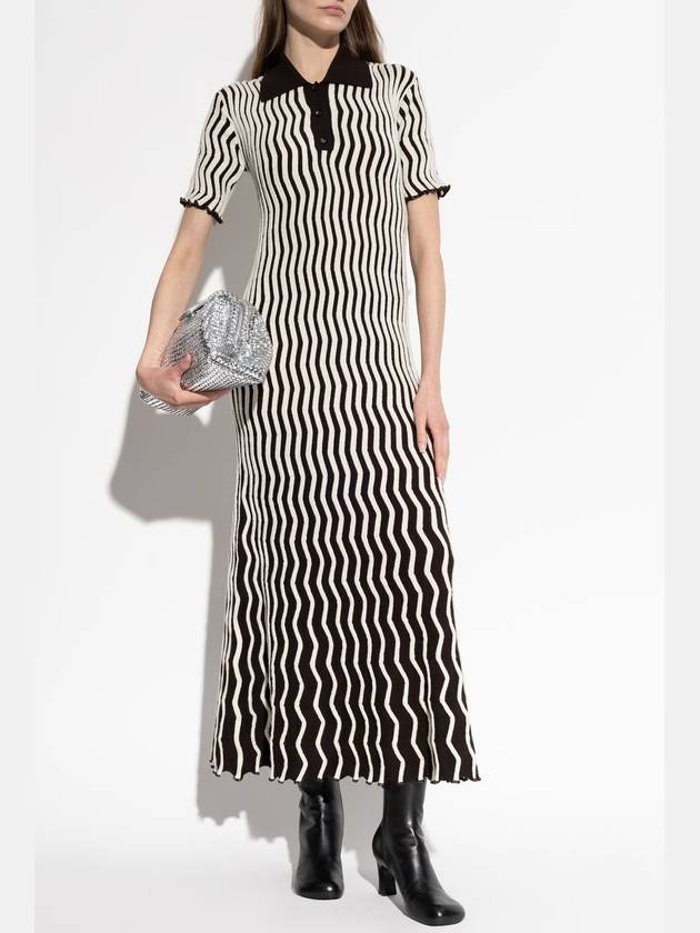Bottega Veneta Bottega Veneta Wool Dress, Women's, White
