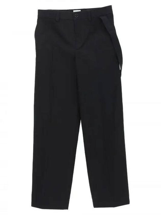 Burberry Men's Waist Strap Slacks Black