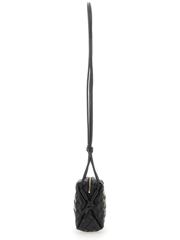 Bottega Veneta Loop Camera Mini Cross Bag Black