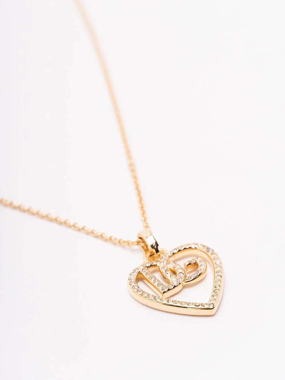 Dolce & Gabbana Women Heart And Logo Necklace