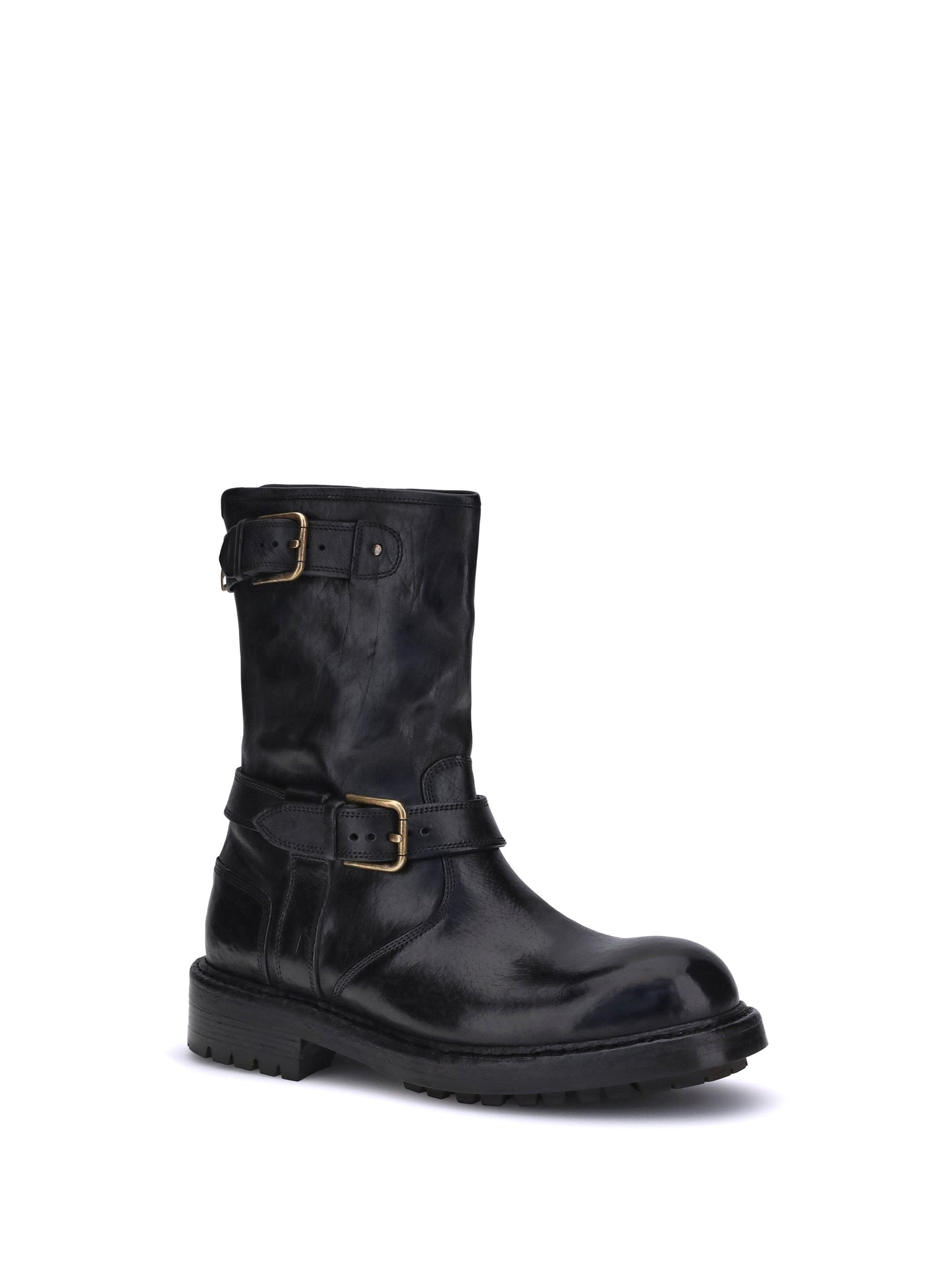 Dolce & Gabbana Men Leather Boots