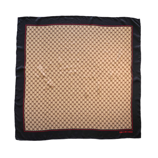 Gucci x Balenciaga Silk Scarf