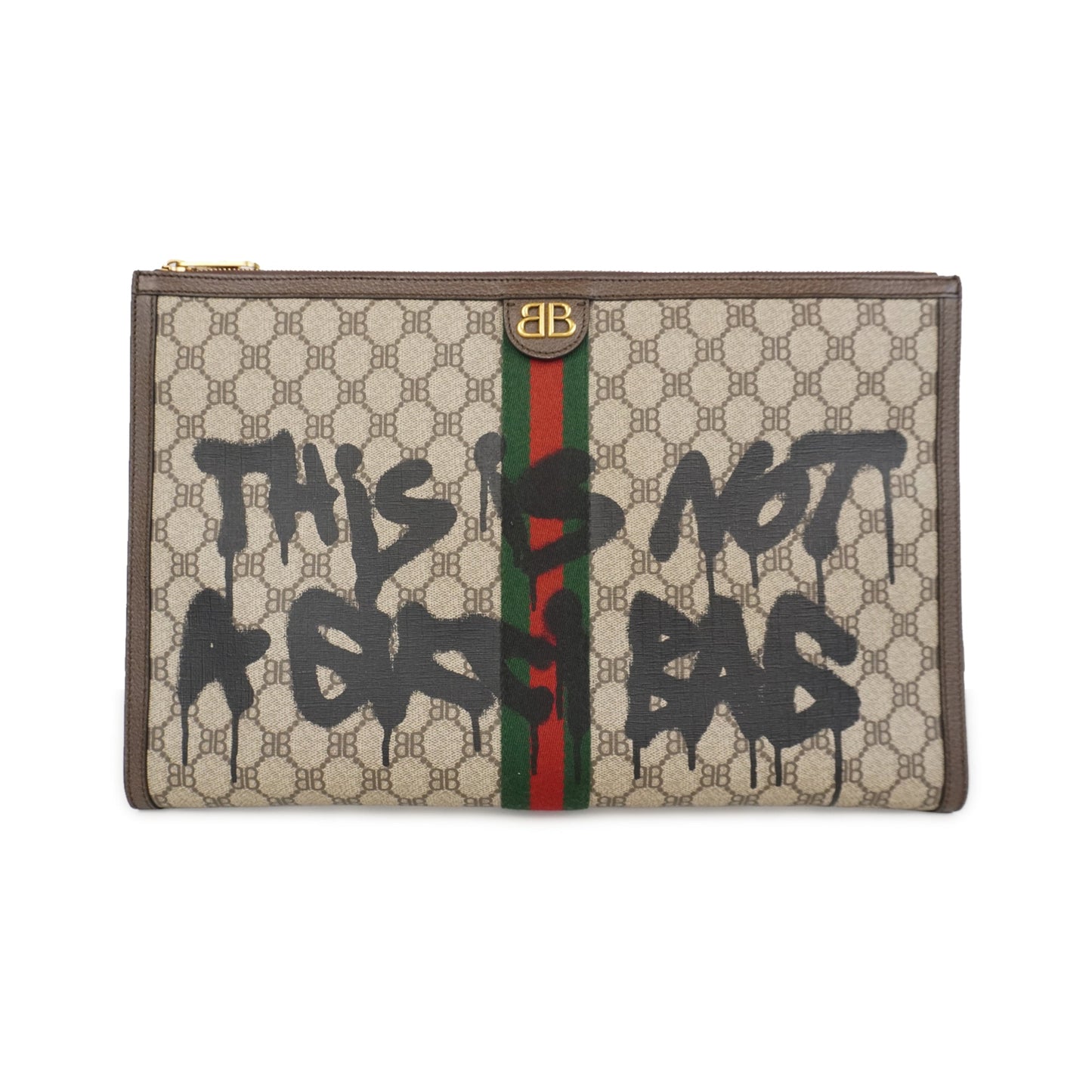 Gucci x Balenciaga 'The Hacker Project Graffiti Pouch'