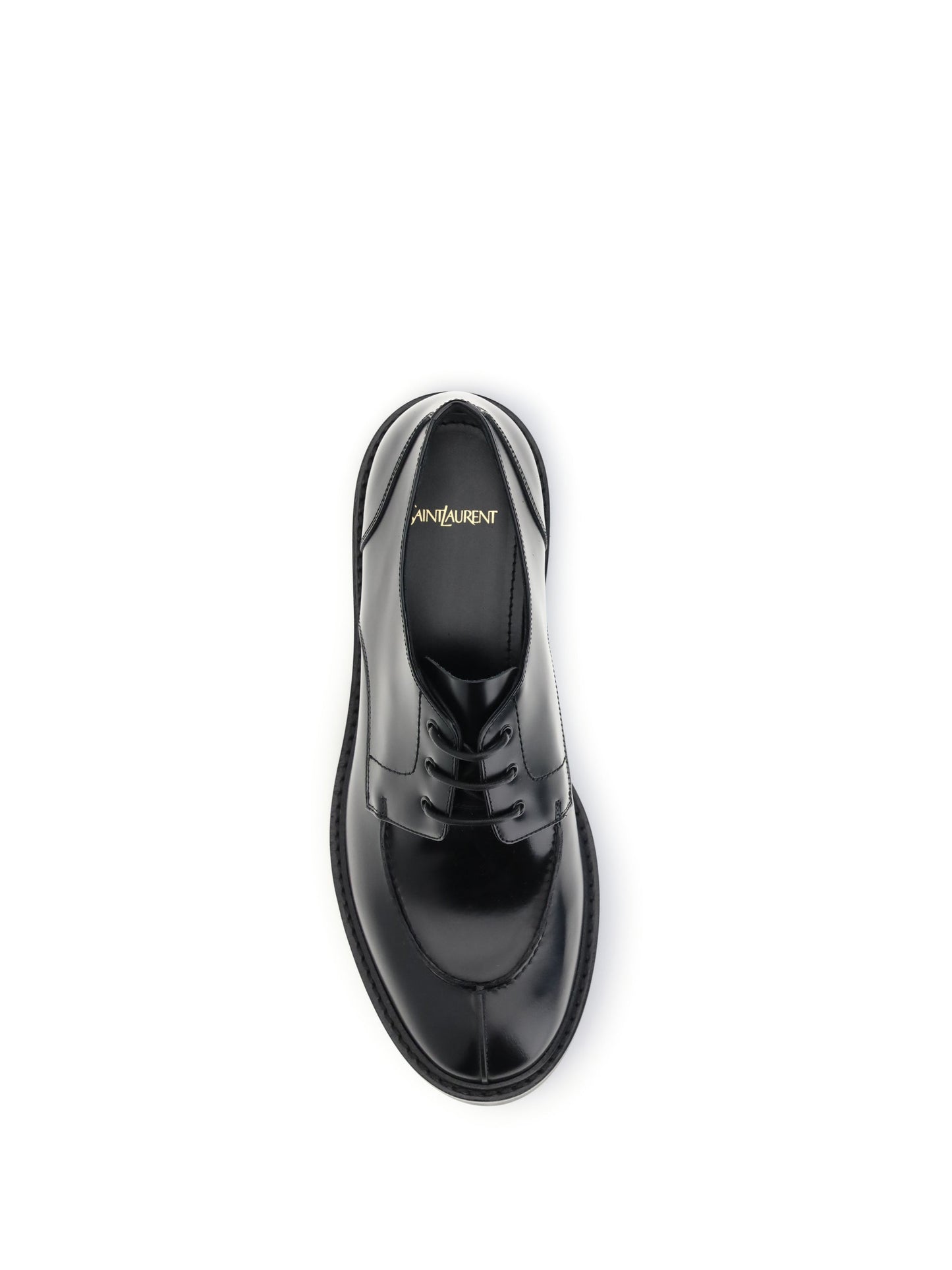 Saint Laurent Men Leather Lace-Ups