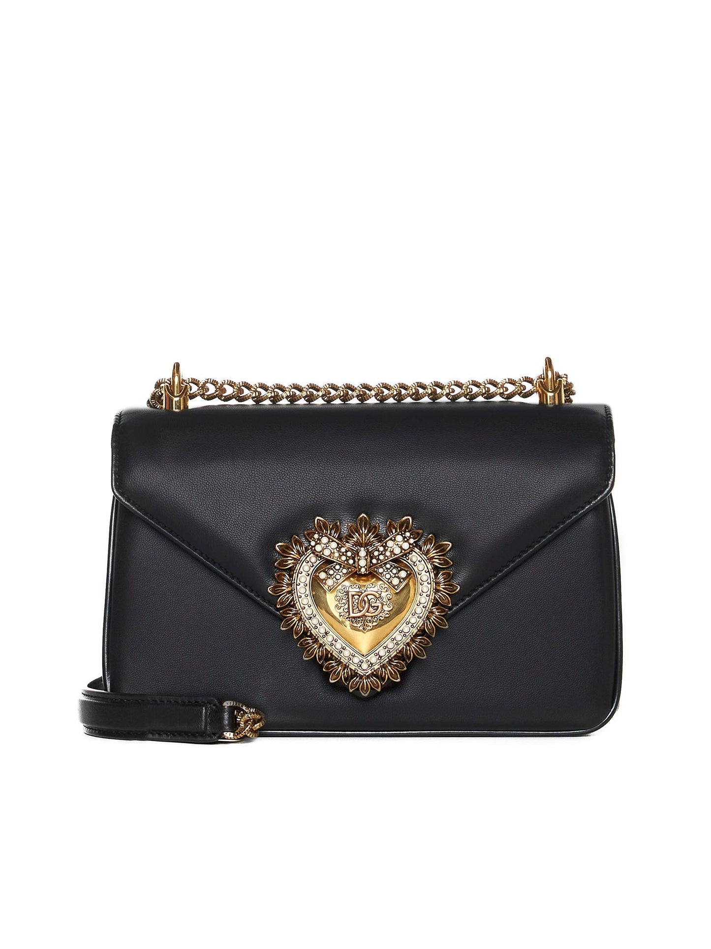 Dolce & Gabbana Women Devotion Nappa Leather Shoulder Bag