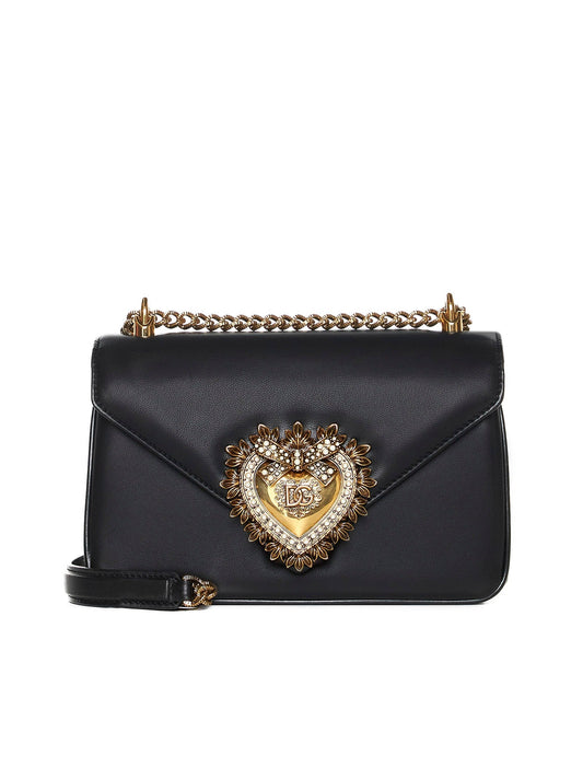 Dolce & Gabbana Women Devotion Nappa Leather Shoulder Bag