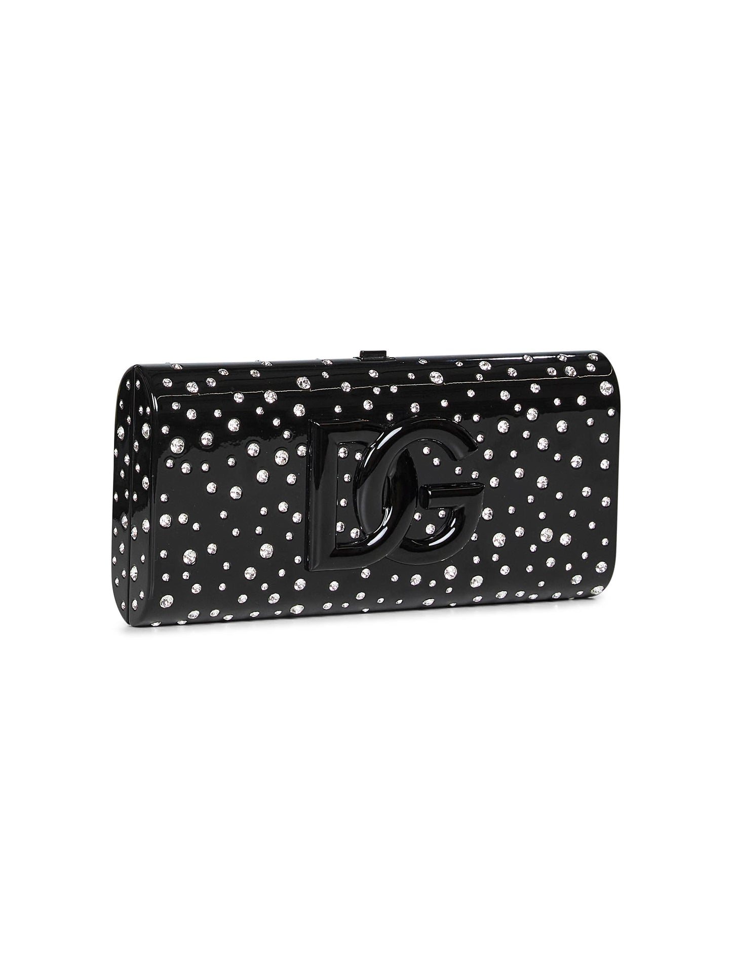 Dolce & Gabbana Women Black Dolce Box Clutch Bag