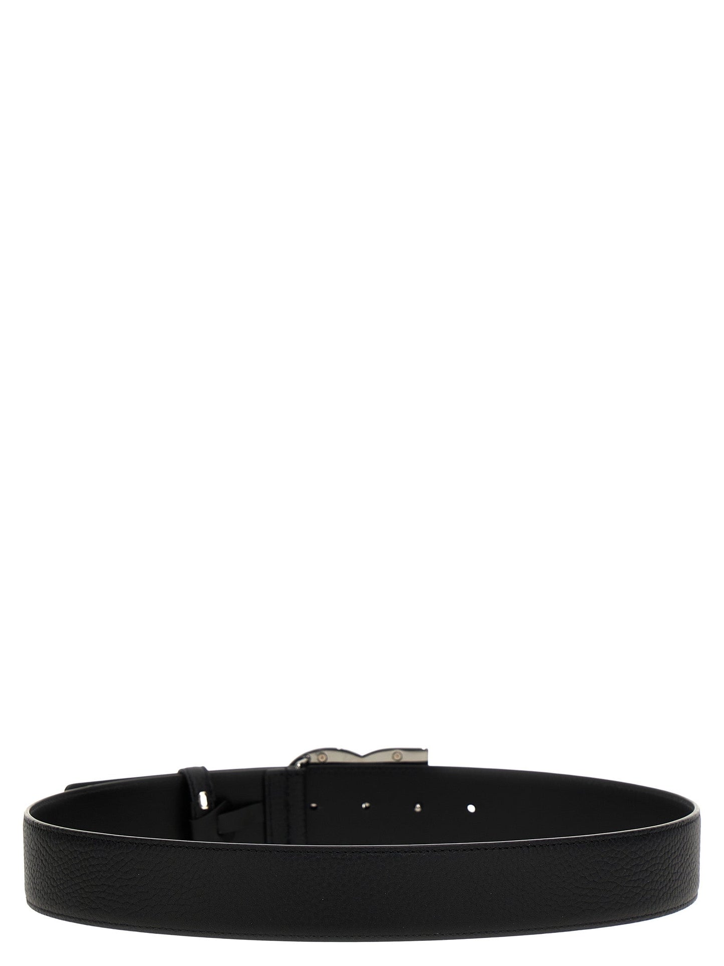 Dolce & Gabbana Men Logo Leather Belt