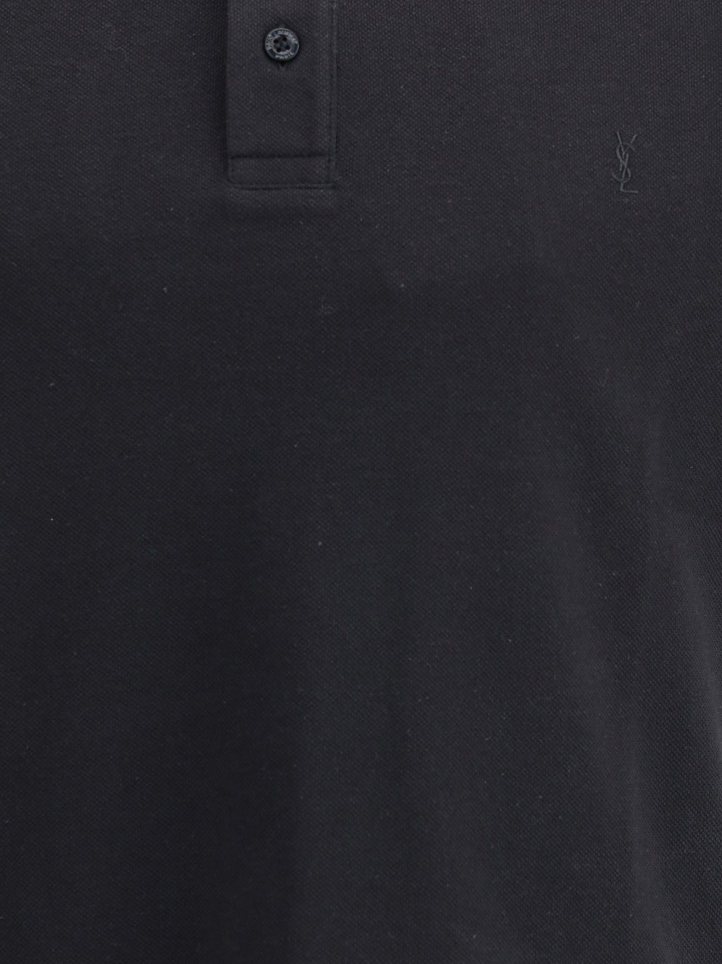 Saint Laurent Men Cotton Polo Shirt