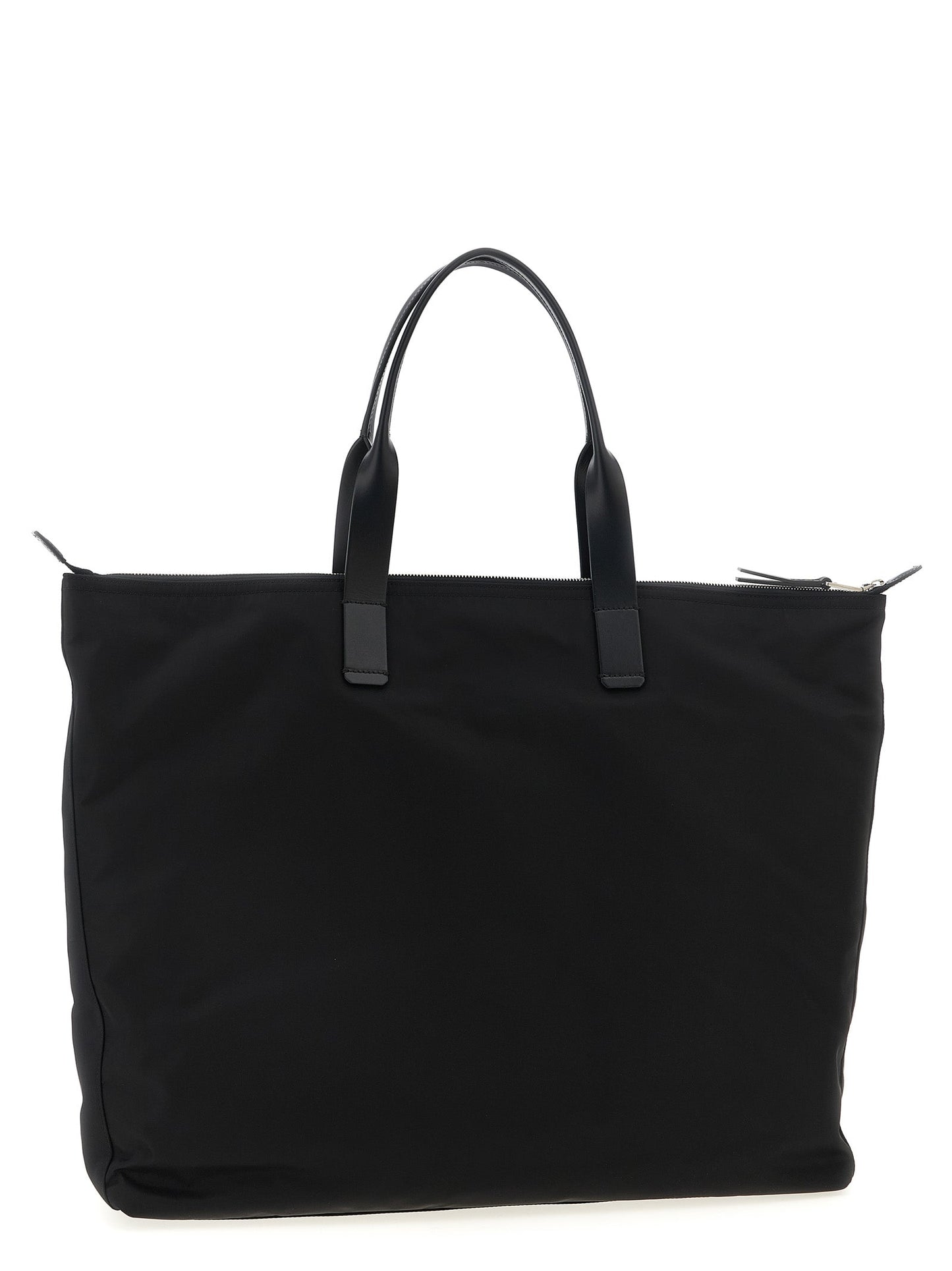 Dolce & Gabbana Men Big Logo Patch Shopping Bag